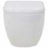 Wand-WC Keramik Weiß