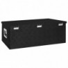 Aufbewahrungsbox Schwarz 90x47x33,5 cm Aluminium