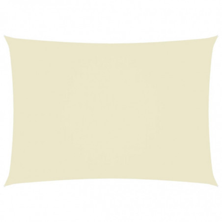 Sonnensegel Oxford-Gewebe Rechteckig 3x5 m Creme