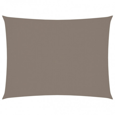 Sonnensegel Oxford-Gewebe Rechteckig 2x3,5 m Taupe