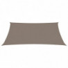 Sonnensegel Oxford-Gewebe Rechteckig 2x3,5 m Taupe