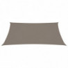 Sonnensegel Oxford-Gewebe Rechteckig 2x4 m Taupe