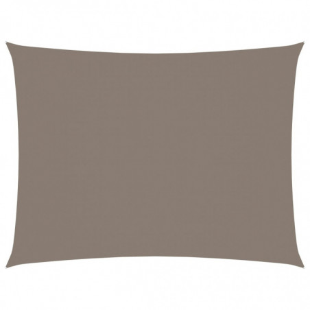 Sonnensegel Oxford-Gewebe Rechteckig 2,5x3,5 m Taupe