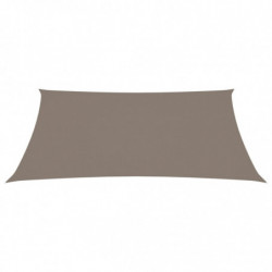 Sonnensegel Oxford-Gewebe Rechteckig 2,5x3,5 m Taupe