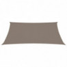 Sonnensegel Oxford-Gewebe Rechteckig 2,5x3,5 m Taupe