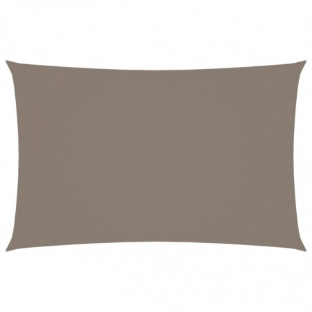 Sonnensegel Oxford-Gewebe Rechteckig 2,5x5 m Taupe