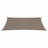 Sonnensegel Oxford-Gewebe Rechteckig 2,5x5 m Taupe