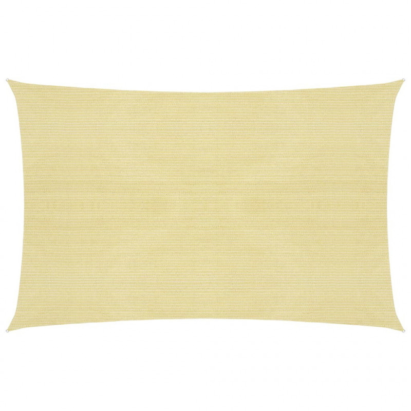 Sonnensegel 160 g/m² Beige 3,5x5 m HDPE