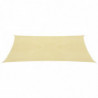 Sonnensegel 160 g/m² Beige 3,5x5 m HDPE