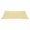 Sonnensegel 160 g/m² Beige 4x7 m HDPE