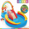 Intex Aufblasbarer Pool Rainbow Ring Play Center 297x193x135cm 57453NP