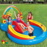 Intex Aufblasbarer Pool Rainbow Ring Play Center 297x193x135cm 57453NP