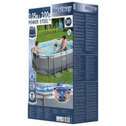 Bestway Power Steel Oberirdischer Pool Oval 305x200x84 cm