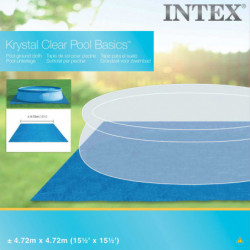 Intex Pool-Bodenplane Quadratisch 472 x 472 cm 28048
