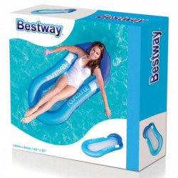 Bestway Aqua Lounge Luftmatratze mit Kopfpolster und Netz 43103