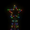 LED-Weihnachtsbaum Kegelform Mehrfarbig 500 LEDs 100x300 cm