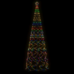 LED-Weihnachtsbaum Kegelform Mehrfarbig 1400 LEDs 160x500 cm
