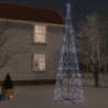 LED-Weihnachtsbaum Kegelform Kaltweiß 3000 LEDs 230x800 cm