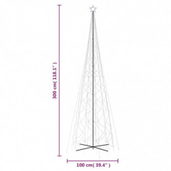 LED-Weihnachtsbaum Kegelform Blau 3000 LEDs 230x800 cm