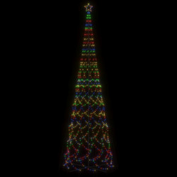 LED-Weihnachtsbaum Kegelform Mehrfarbig 3000 LEDs 230x800 cm