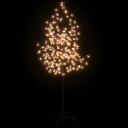 LED-Baum mit Kirschblüten Warmweiß 200 LEDs 180 cm