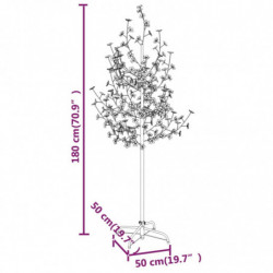 LED-Baum mit Kirschblüten Warmweiß 200 LEDs 180 cm