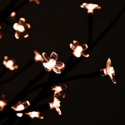 LED-Baum mit Kirschblüten Warmweiß 672 LEDs 400 cm