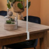 Esschert Design Deko-Tischstange mit Klemme Weiß