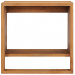 Handtuchregal zur Wandmontage 35×20×35 cm Teak Massivholz