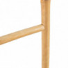 Handtuchleiter mit 5 Sprossen Bambus 150 cm