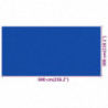 Zeltteppich 300x600 cm Blau HDPE