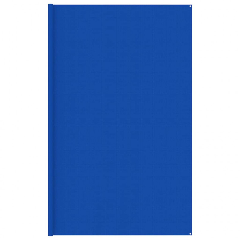 Zeltteppich 400x500 cm Blau HDPE