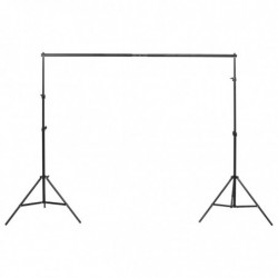 Fotostudio-Set mit Beleuchtung, Hintergrund und Reflektor