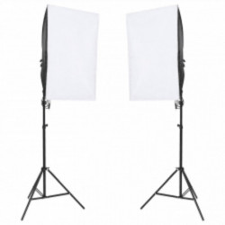 Fotostudio-Set mit Beleuchtung und Reflektor