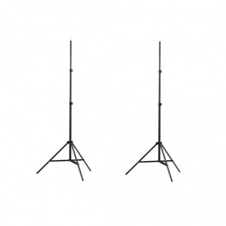 Lampenstativ 2 Stk. Höhe 78-210 cm