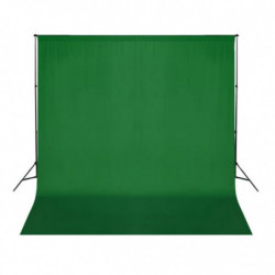 Fotohintergrund Baumwolle Grün 300 x 300 cm Chroma-Key