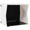 LED-Lichtbox für Fotostudio Klappbar 40×34×37 cm Plastik Weiß