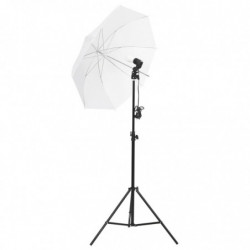 Fotostudio-Beleuchtung Set mit Hintergründen & Schirmen