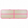 Aufblasbare Gymnastikmatte mit Pumpe 700×100×10 cm PVC Rosa