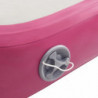 Aufblasbare Gymnastikmatte mit Pumpe 60x100x20 cm PVC Rosa