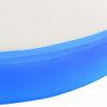 Aufblasbares Gymnastik-Kissen mit Pumpe 100x100x10 cm PVC Blau