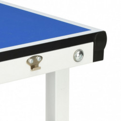 Tischtennisplatte mit Netz 5 Fuß 152×76×66 cm Blau