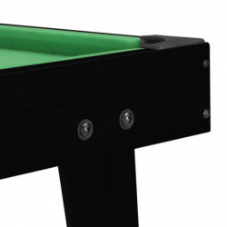 3-Fuß Mini-Billardtisch 92x52x19 cm Schwarz und Grün