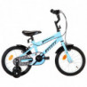 Kinderfahrrad 14 Zoll Schwarz und Blau