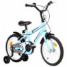 Kinderfahrrad 16 Zoll Schwarz und Blau