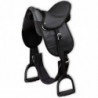 Pony-Sattel-Set 10" Schwarz