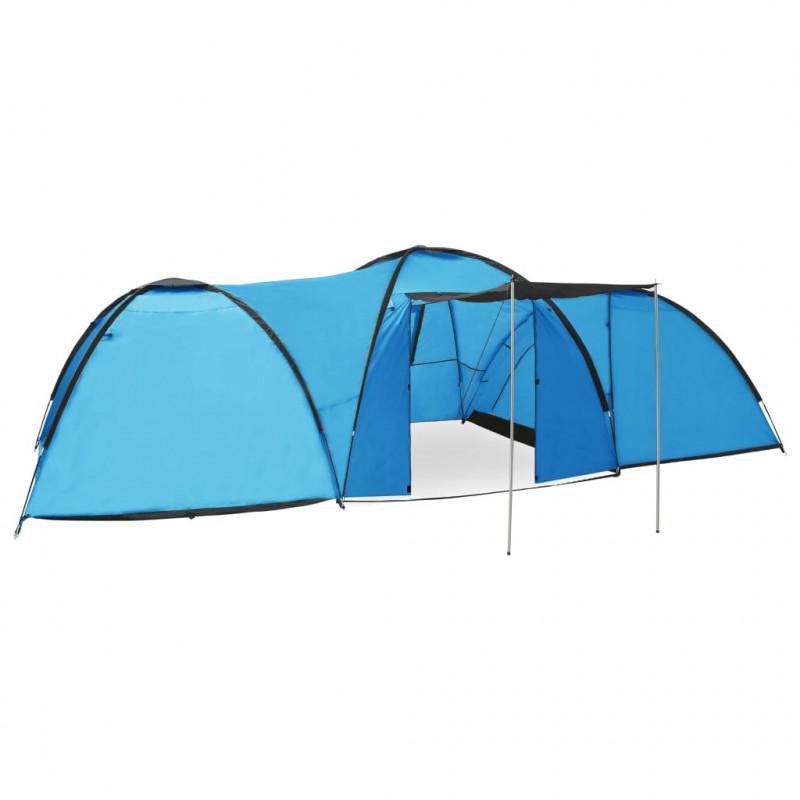 Camping-Igluzelt 650×240×190 cm 8 Personen Blau