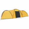 Camping-Igluzelt 650×240×190 cm 8 Personen Gelb