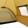 Camping-Igluzelt 650×240×190 cm 8 Personen Gelb