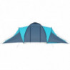 Campingzelt 6 Personen Blau und Hellblau